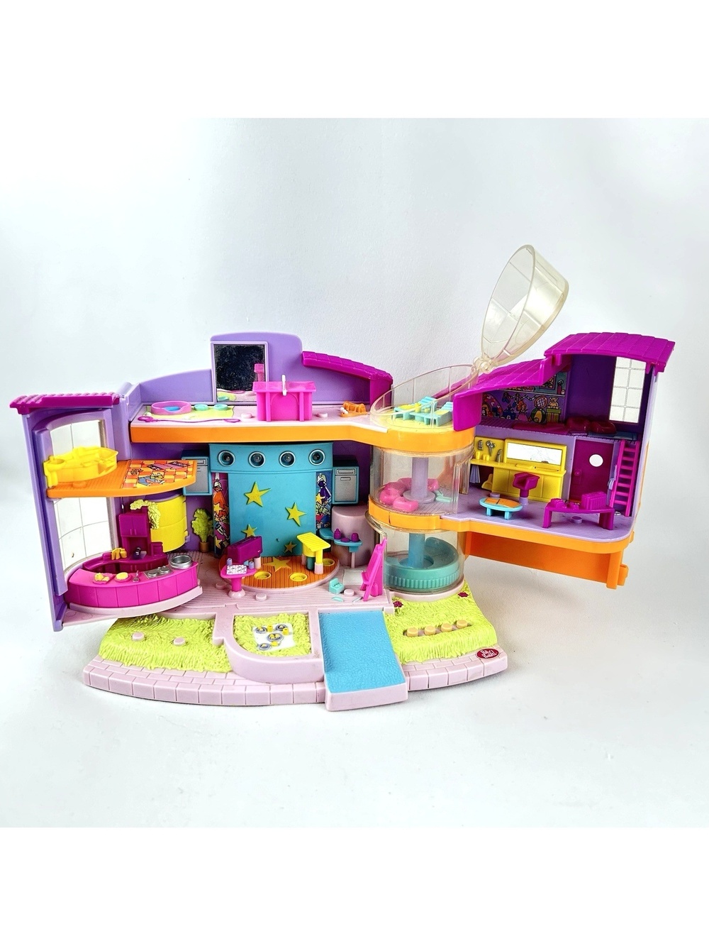 Vintage Polly Pocket Ultimate Clubhouse Magic Movin' w/ Lights & Sounds *Works*